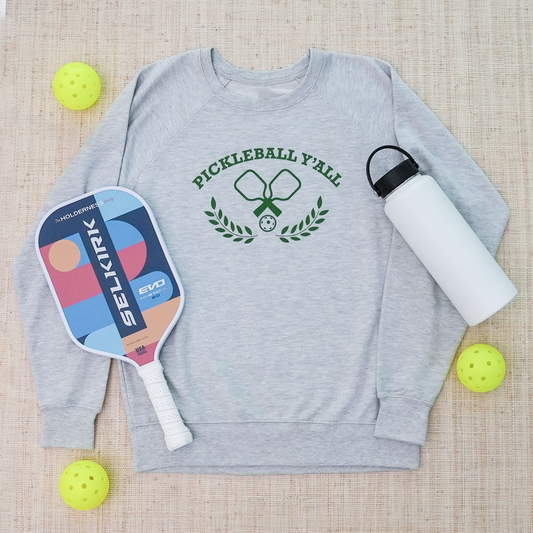 Pickleball Y'all Crewneck Sweatshirt