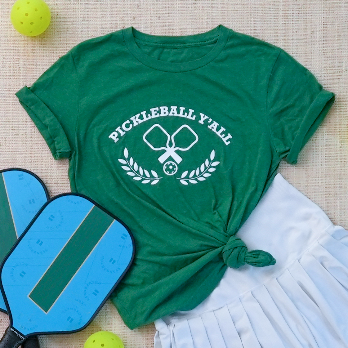 I Campi da Pickleball© Ombre Camouflage Moderate Pink High Waisted W I Campi da Pickleball© Ombre Camouflage Moderate Pink High Waisted W
