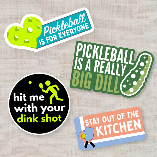 Pickleball Sticker Pack