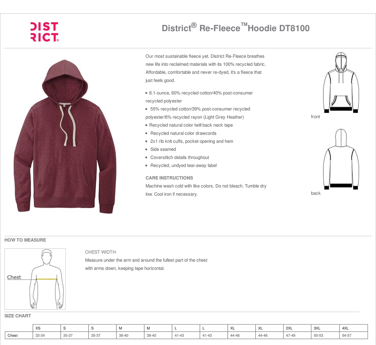 Best I Can Hoodie - 100% Recycled Fabric
