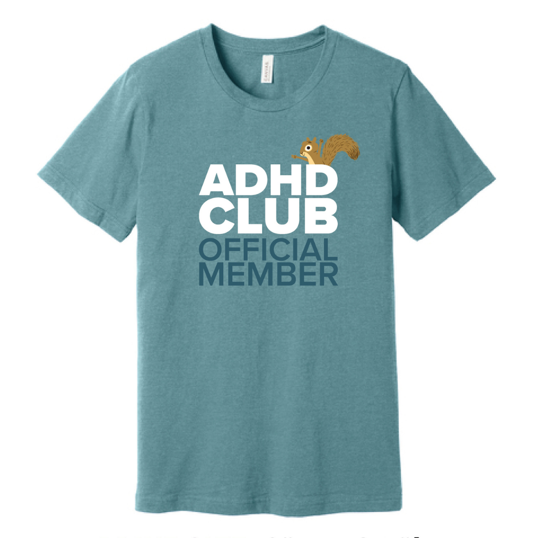 ADHD Club Bundle - Adult Shirt with Signed Book