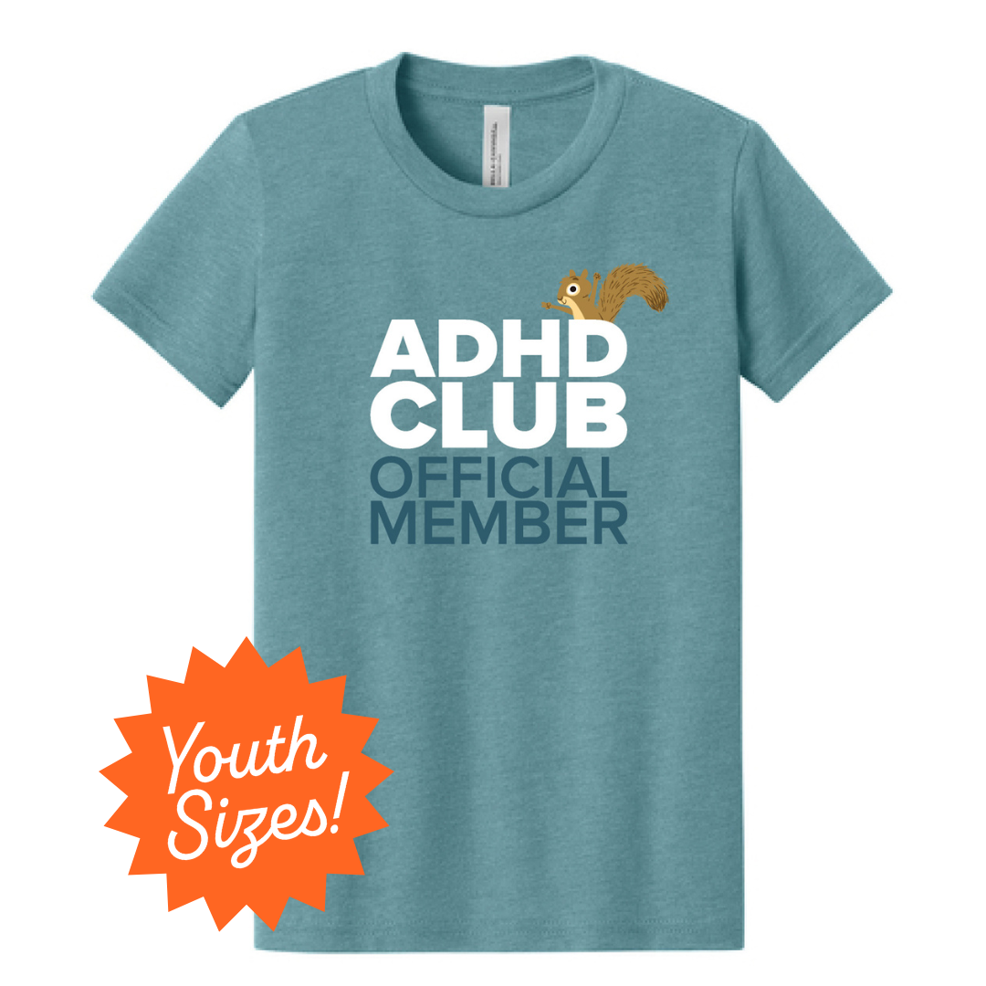 ADHD Club Bundle - Youth Shirt with Signed Book