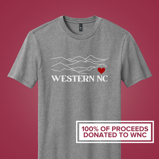 Western NC Tee - 100% Proceeds Donated (Pre-order)